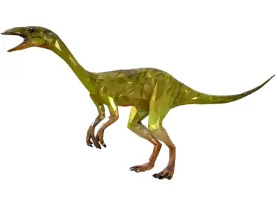 Dinosaur Compy LowPoly Art Low-poly 3D model