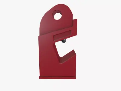 Universal circuit beaker lockout Low-poly 3D model