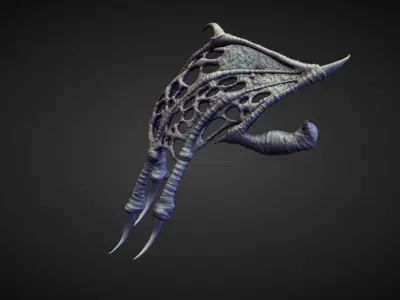 WING36 high poly sculpt 3D model