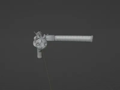Sterling SMG Low-poly 3D model