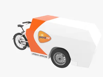 3D Urban Arrow Tender PostNL 3D model