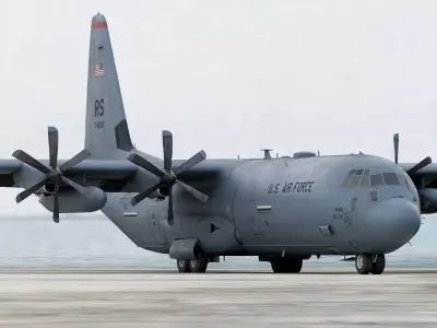 Lockheed Martin C-130J Super Hercules 3D model