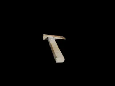 Anydrafts Axe 01 Low-poly 3D model