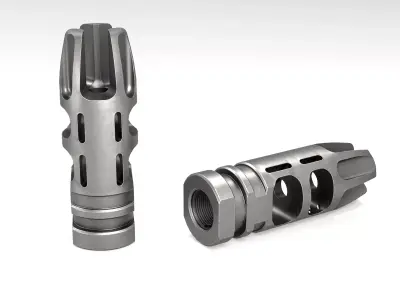 VG6 EPSILON 556 MUZZLE BRAKE Low-poly 3D model purchase
