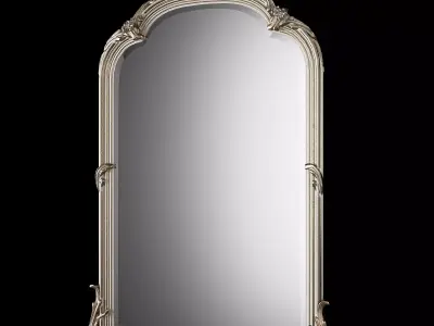 soft mirror Low-poly 3D model