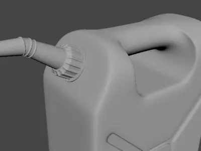 Gasoline gas can 3D model