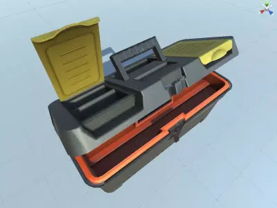 Tool box  Low-poly 3D model