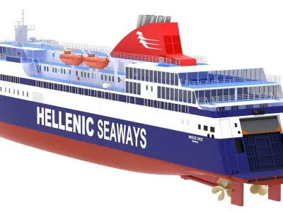 Hellenic Seaways Nissos Chios 3D model
