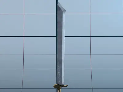 Sword 1 PBR 3D model