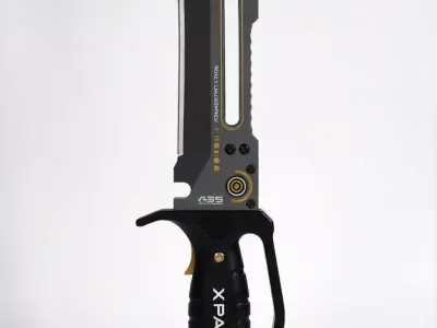 tactical knife 3d model 3D model