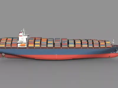 Container Ship 3D model purchase