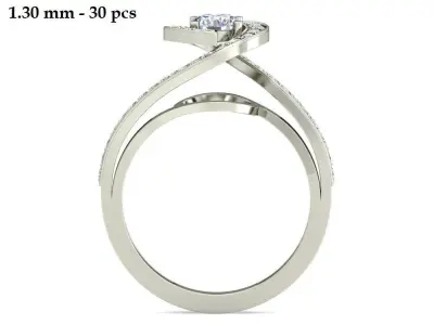 Wedding Ring  3D print model 115