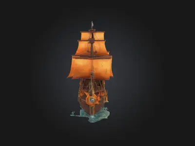 Seafarers Legacy  A Vessel of Tales and Time 3D model