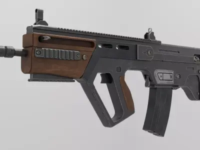 Tar-21 AR Low-poly 3D model
