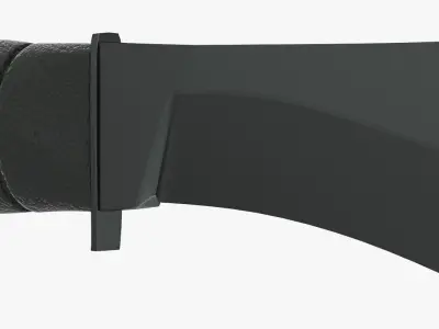 Kukri knife 3D model 2