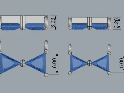 Jewelry Bow pendant 3D print model