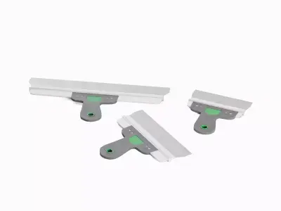 Spatula For Putty 03 Low-poly 3D model