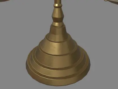 Balance Scale Low-poly 3D model purchase