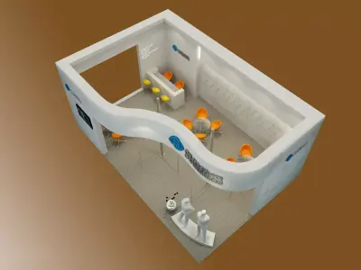 Exhibition - Area - 9X6-3DMAX2009-067 3D model