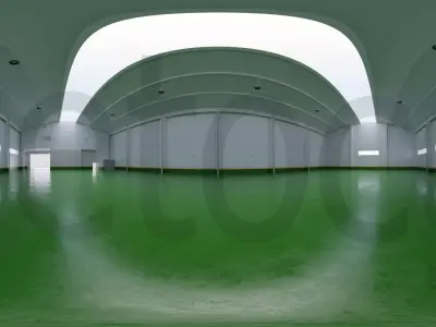 HDRI - Factory Hall Interior 4 Texture