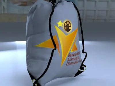 Caring BAG Low-poly 3D model