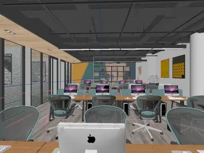Modern Office Design 3D model