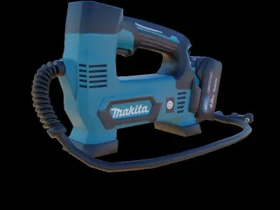 Makita Cordless Air Compressor Low-poly 3D model