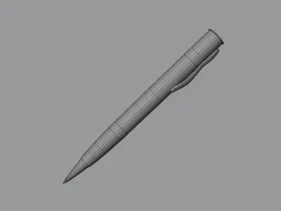 Ballpoint pen 3D model purchase