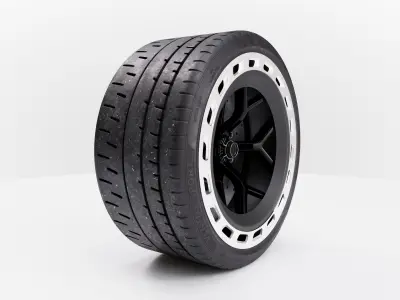 Car Wheel  3D model by Hiroshi-Tanaka