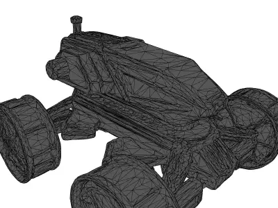 SciFi Planetary Rover Vehicle 3D model