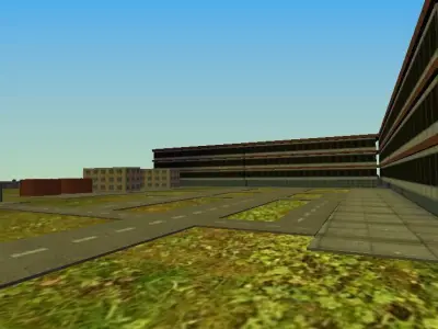 Airport Model Free low-poly 3D model