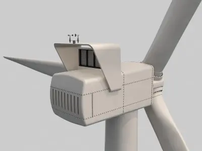 Wind Turbine Generator 3D model purchase