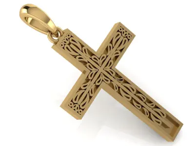 CROSS PENDANT CR215 3D print model