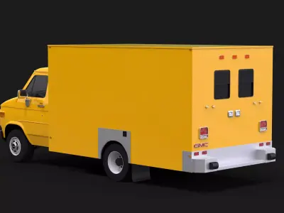 GMC Vandura Box Van 3D model