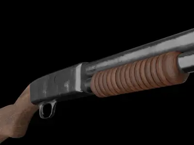 shotgun 3D model 6