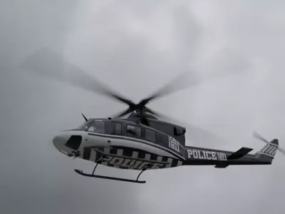 BEST POLICE HELICOPTER 3D model