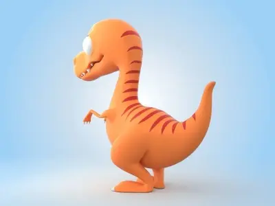 Baby T-rex 3D model