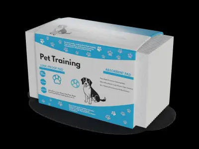 Pet accessories Pet Training Pads 3D model purchase