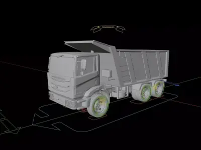 Ashok Leyland AVTR Tipper 3D model