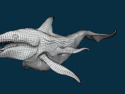 MONSTER FISH Low-poly 3D model