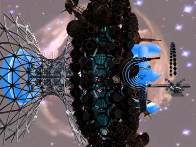 Spacecraft TAURUS Free 3D model