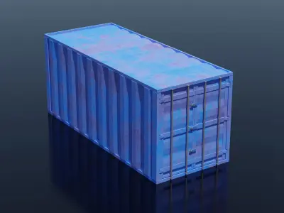 Sea Container PACK 3D model