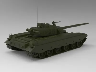 Type 99 tank 3D model