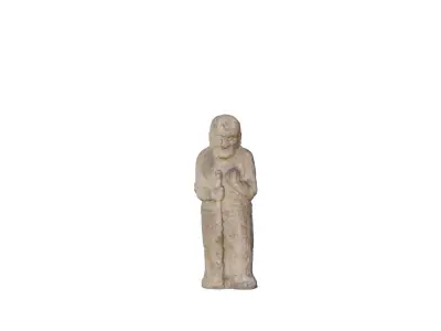 Korean Traditional Guardian Statue  3D model