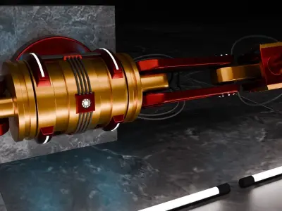 Robot Arm Model 3D model