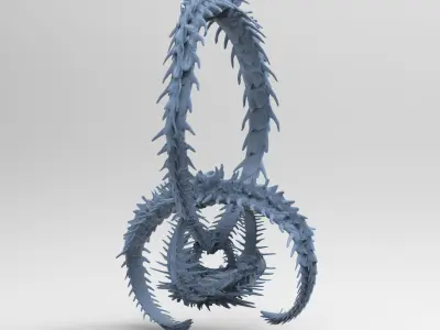 Japanese Genma Spine claw  3D model