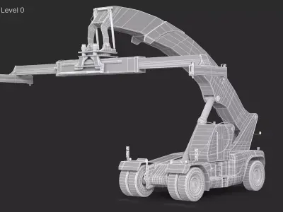 Reach Stacker 3D model buy