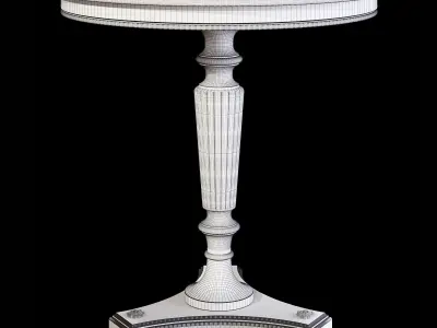 Classic coffe table 001 3D model