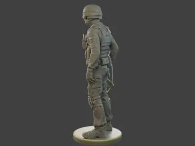 CzechSlovak Police Tactical Unit CPTU1 002 3D print model