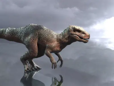Tyrannosaurus rex 3D model 2